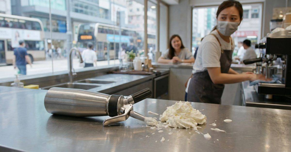 瑞幸咖啡女店員｜打烊後竟用忌廉槍做出「噁心行為」 影片瘋傳網民：不敢喝！