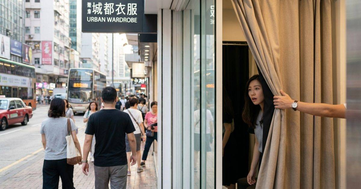 女網民試身室換衫｜突遭陌生男拉開布簾嚇到報警！CCTV揭心寒一幕？