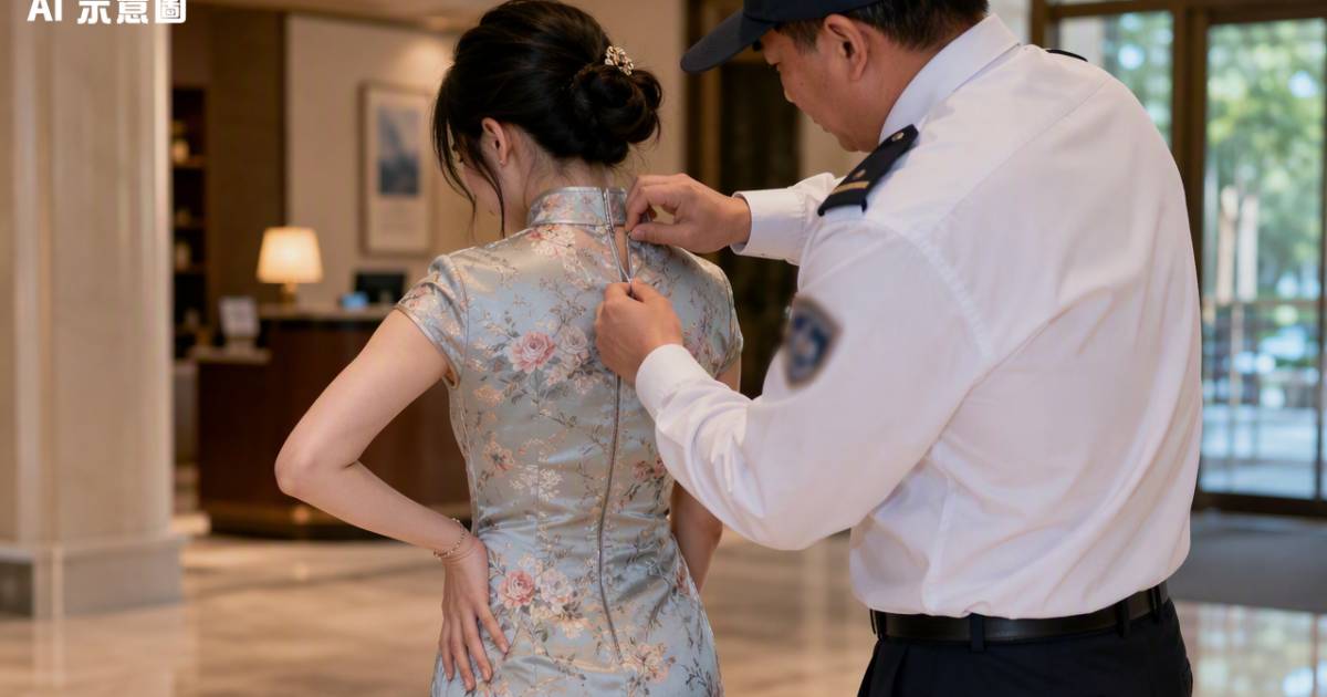 獨居港媽著緊身旗袍拉鏈搵男保安求助 叔叔邊拉邊吐1句震撼宣言