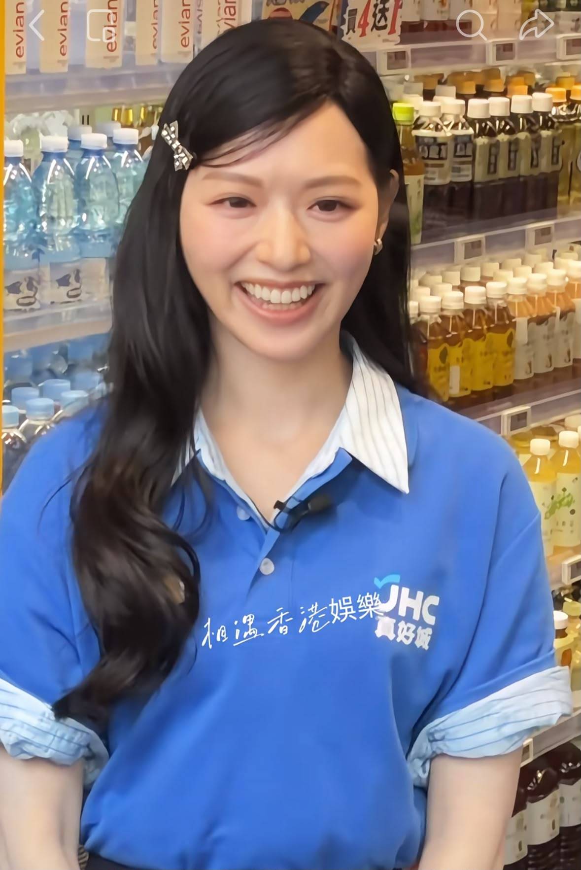 馮盈盈 香港小姐 好有笑容!(圖片來源:threads@jia691099)
