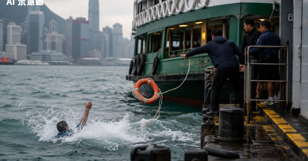 63歲老船長北角碼頭泊岸遇巨浪 意外墮海險被吞噬最終落得如此下場