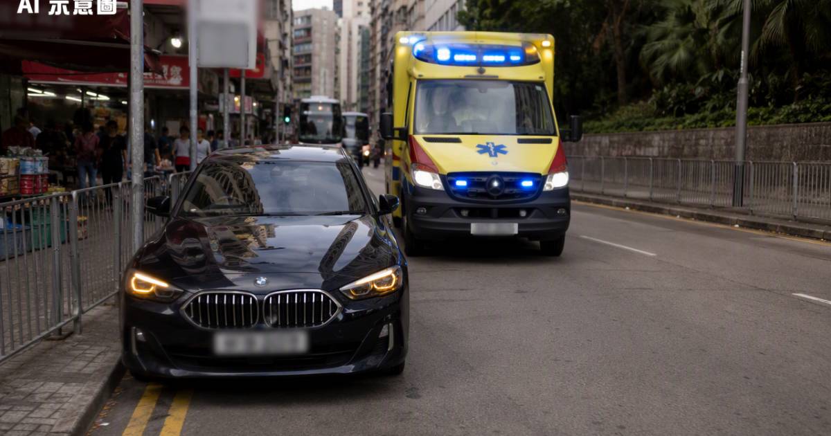 荃灣違泊中港車阻擋A572救護車　司機定格拒讓路惹網民洗版