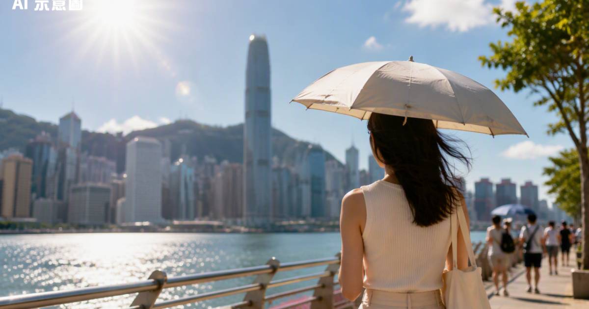 強颱風白海豚外圍氣流發威引發極端異象！新界氣溫狂飆至這數字