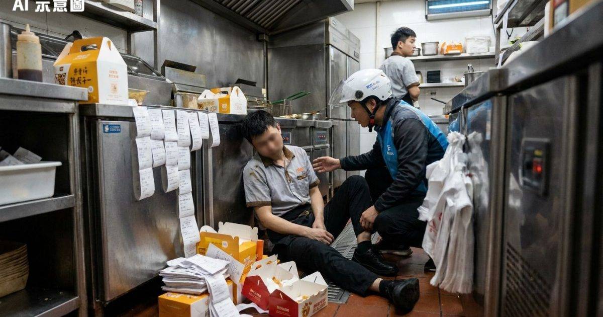 深圳炸雞店爆單新手崩潰抽搐撞牆 官方介入調查揭露當事人最終下場