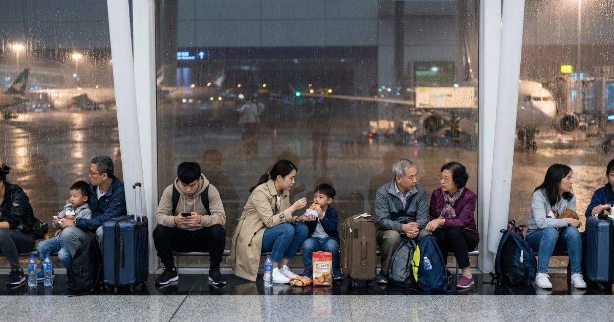 日本千葉縣驚現大暴雨｜成田機場交通癱瘓淪陷 港人直擊混亂場面：全部線都停！