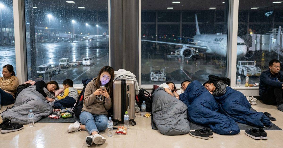 5級暴雨狂襲日本千葉！｜交通癱瘓逾4,000旅客滯留機場：點算好？！