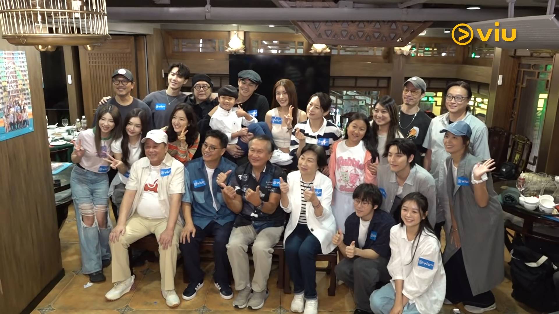 愛回家之三代同糖 唐詩詠 ViuTV劇集《日落下的彩虹》台前幕後昨晚(15/8)出席慶功宴。(圖片來源:VIU1HK)
