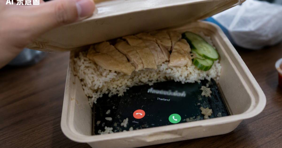 外賣海南雞飯盒底離奇隆起！食客扒開驚見「識發聲硬物」狂閃泰文嚇到反胃