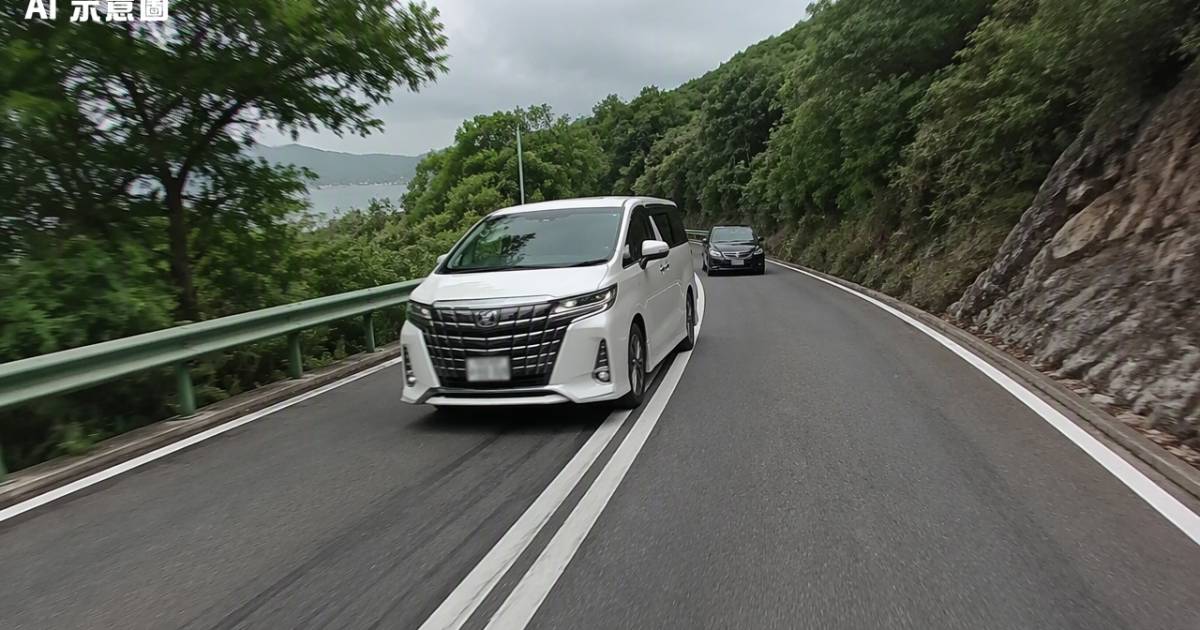 石澳道兩地牌七人車越線逆走狂飆車Cam直擊一神級保命操作