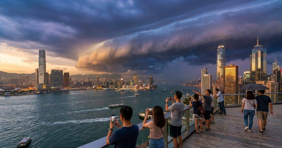 雙旋風醞釀？｜天文台警告：狂風雷暴連轟7日 高地風力恐達6級！