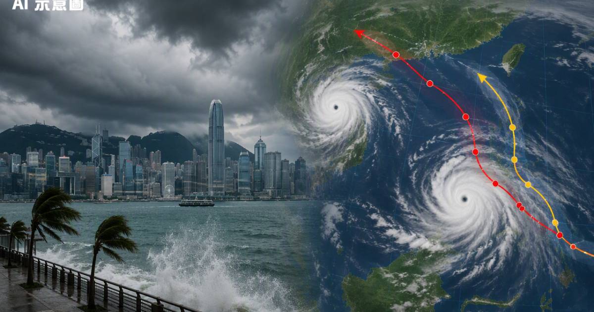 8月下旬恐爆雙颱風共舞 AI測出90度極端轉彎路徑直逼一地區