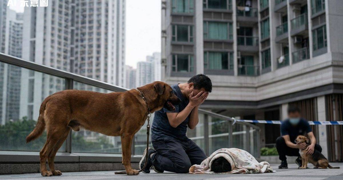 元朗1.5米無繩巨犬連環奪命 17歲貴婦狗慘遭咬穿浴血男主人當場崩潰
