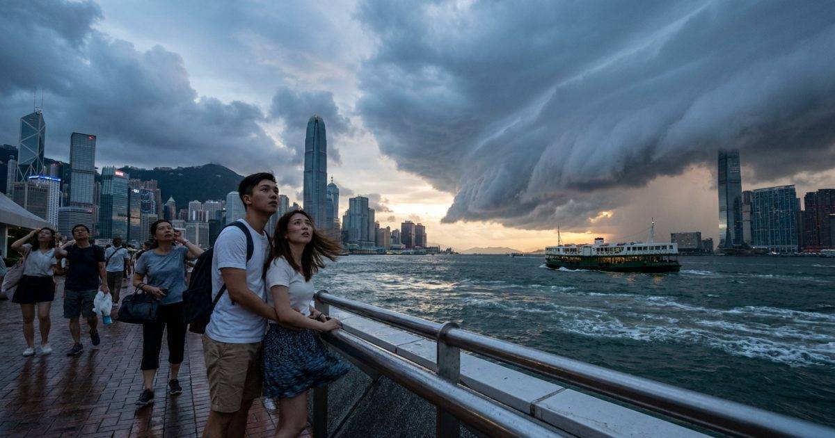 雙低壓系統醞釀！｜狂風雷暴直撲香港 天文台警告：週末天氣極不穩定！