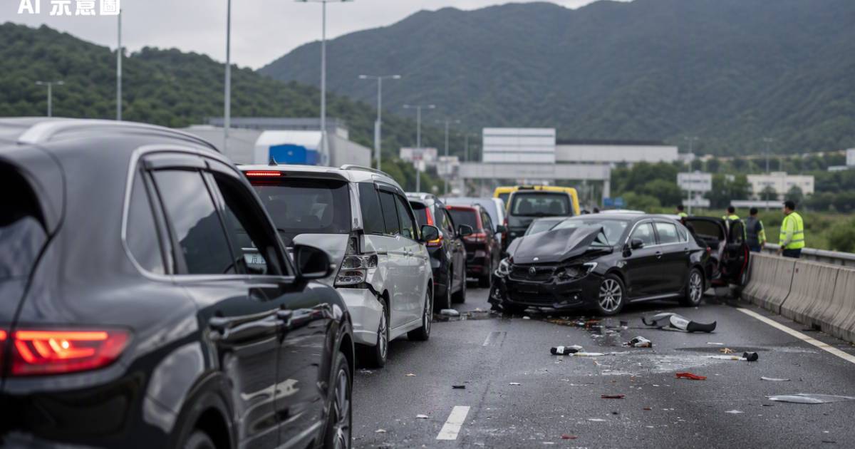 北大嶼山公路8車連環撞釀3傷趕往機場隨時面臨這個慘痛後果