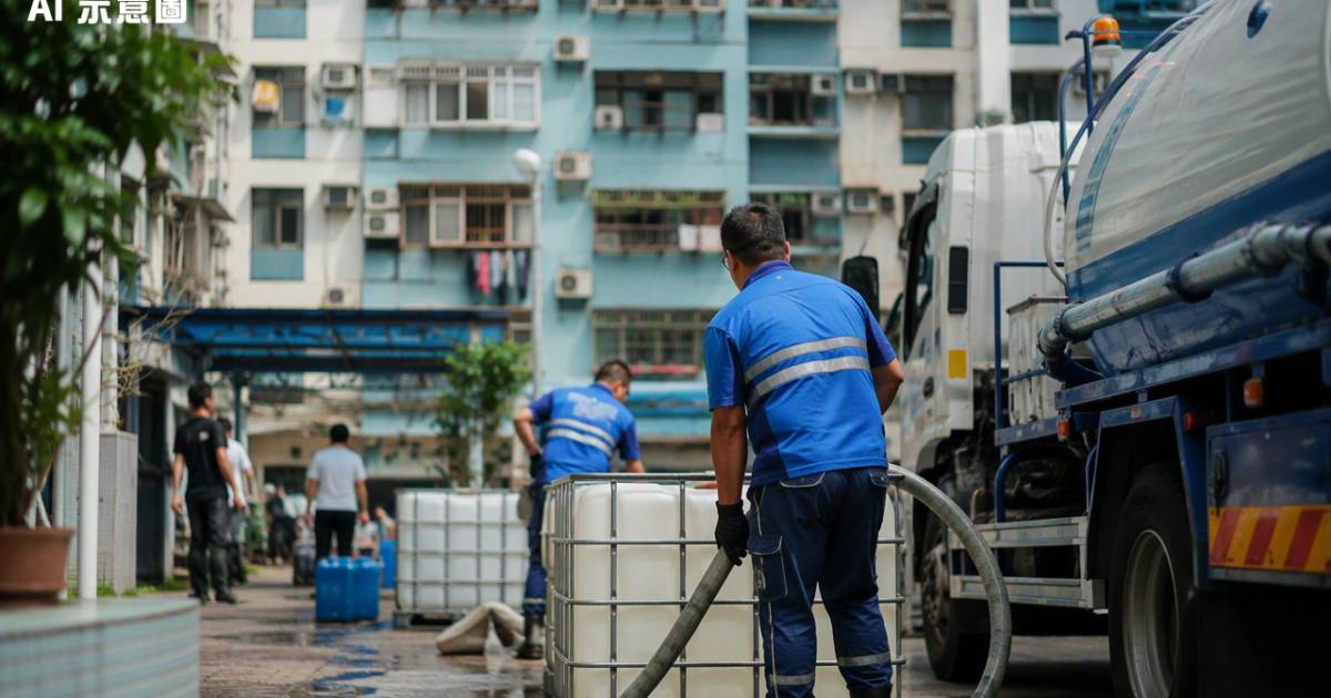 紅磡長樂大廈22日突發斷水危機大批住客受災 特攻隊急殺到揭殘酷真相