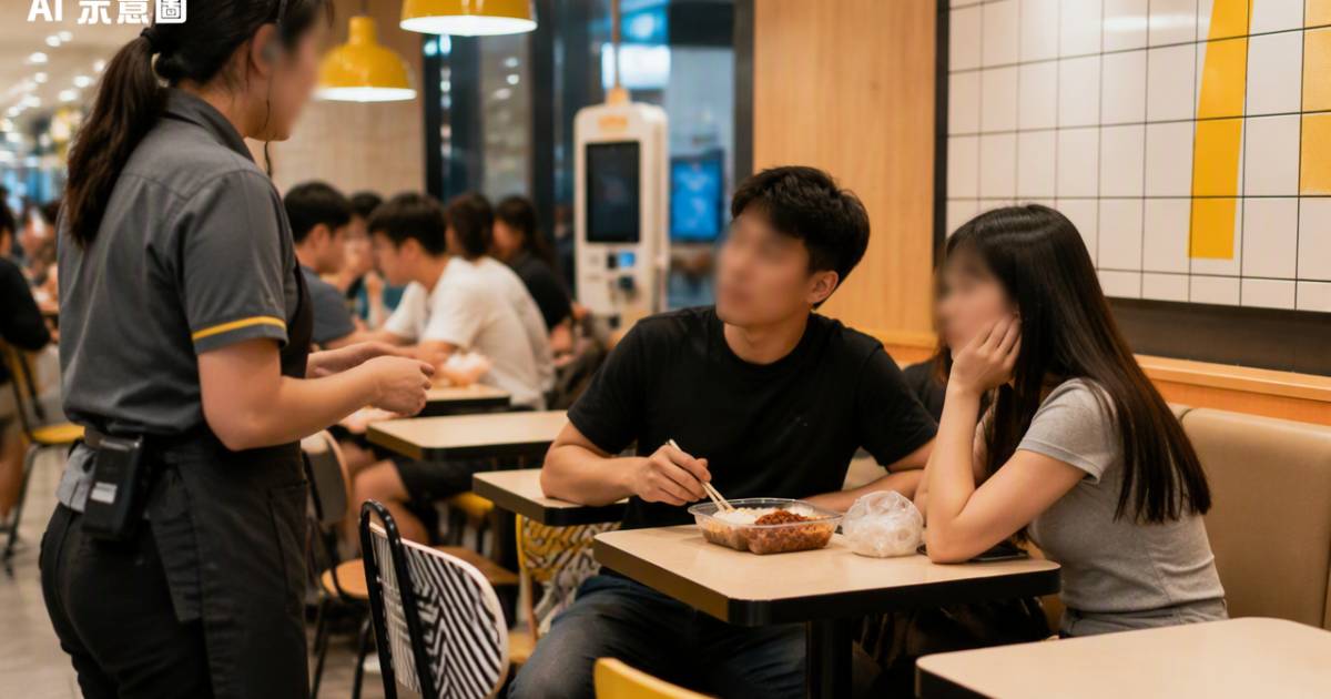 6點繁忙時間年輕男女闖麥當勞開餐！被勸阻拒離開一無賴舉動惹群組洗版