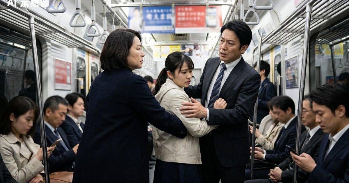 【港女世一】日男地鐵圖摸胸全車袖手旁觀 港女霸氣救人意外揭開超心寒內幕
