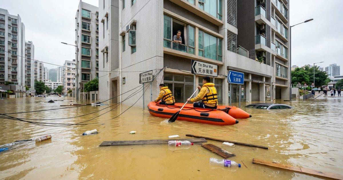 颱風暴雨狂襲｜廣西爆發39年來最大洪水！全城浸泡居民絕望：「水已淹到二樓！」