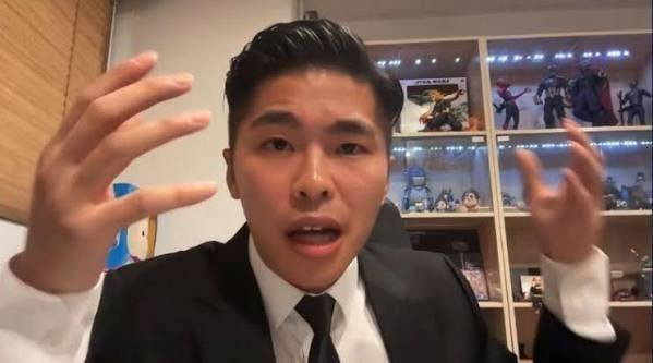游學修 數碼暴龍 面對極度混亂的銷售安排,游學修直接湧入便利店官方社交平台帳號連環留言追問機制。(圖片來源:試當真@YouTube)