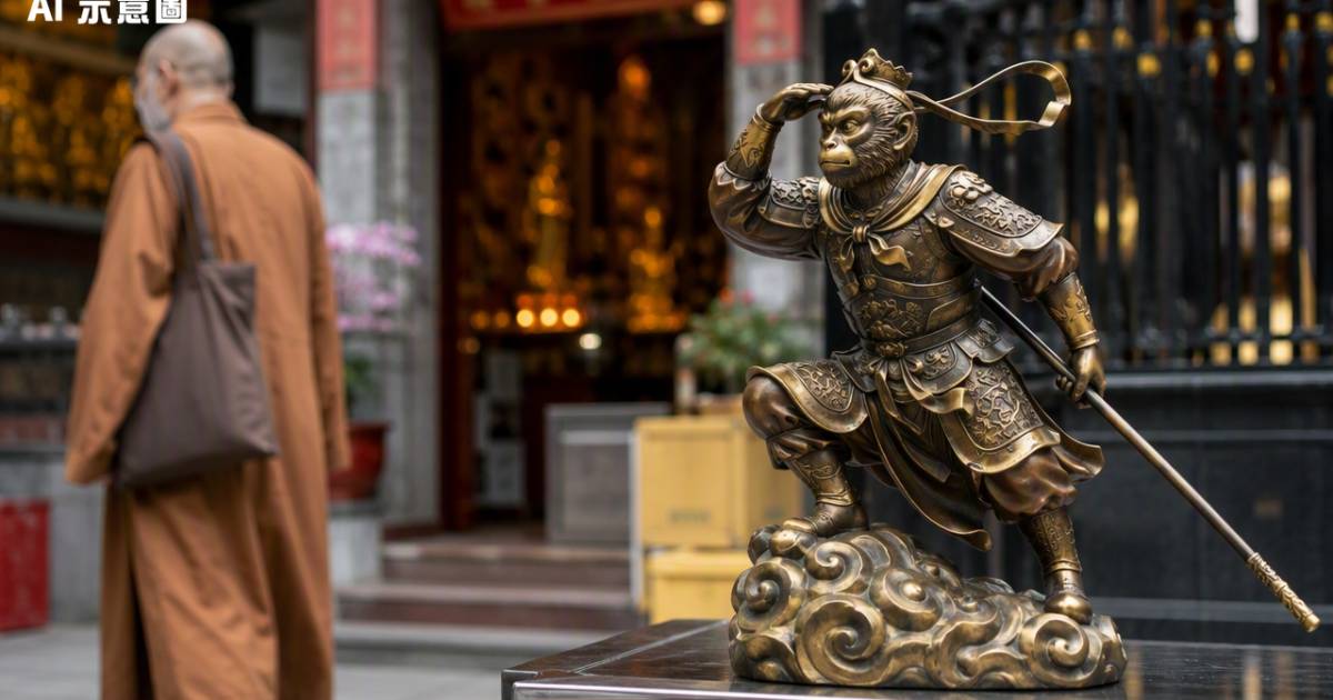 57歲深圳和尚涉偷兩千元神像被捕還押前竟向法庭提出一項破格要求