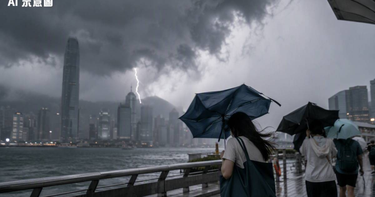 天文台突發紅雨警告開學日恐遇極端天氣未來8日竟然會這樣