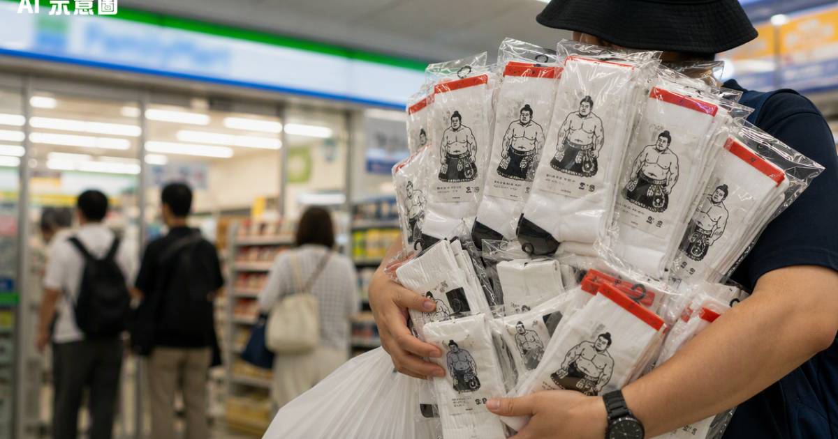 港代購狂掃日本全家390円聯乘襪惹公憤 網民群起洗版炮轟揭出驚人現況