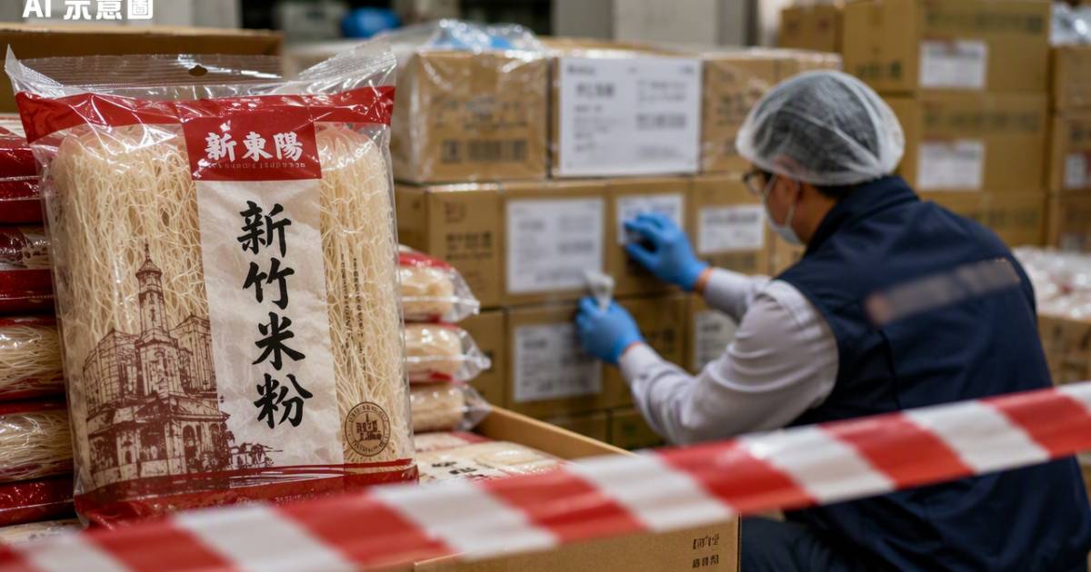 台灣進口新竹米粉驗出微量甲醛！食安中心封存450箱存貨驚人細節曝光
