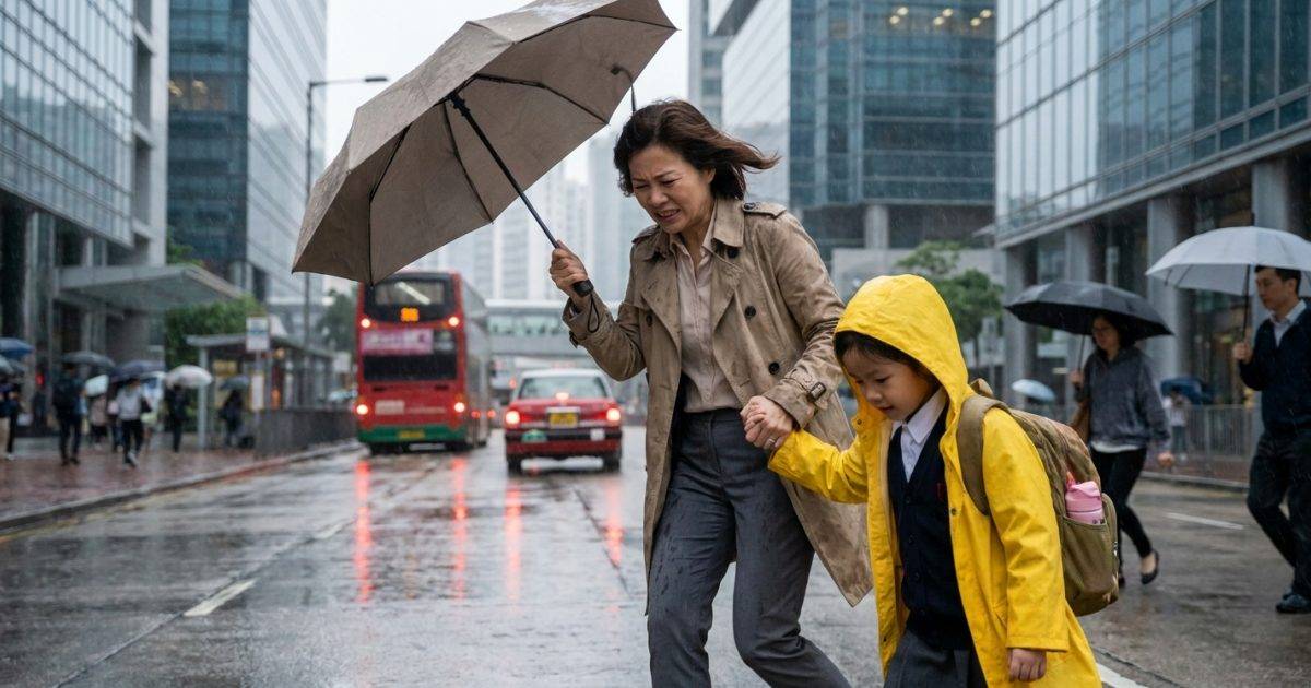 「開學日」天氣大變！狂風雷暴突襲全港｜天文台警告：南海低壓區或升級？