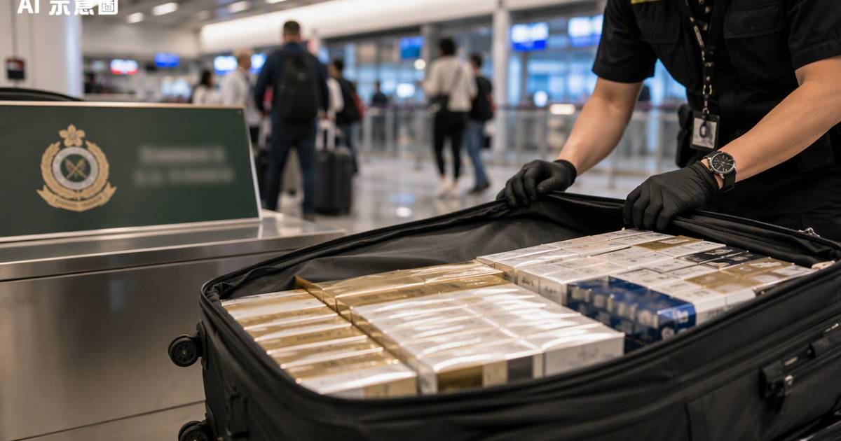 28歲男客帶1.3萬支私煙抵港斷正法院火速頒下判決最終下場極度警世