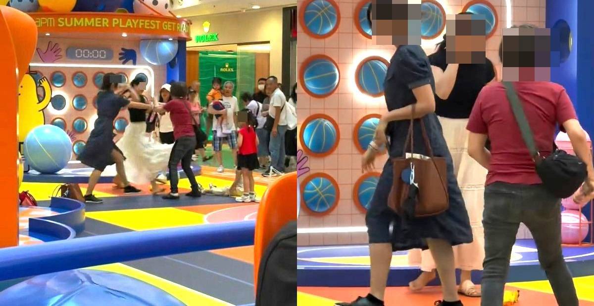 觀塘商場幼童玩耍惹禍慘遭紅衣婦施毒手 兩家人爆發激烈混戰下場曝光