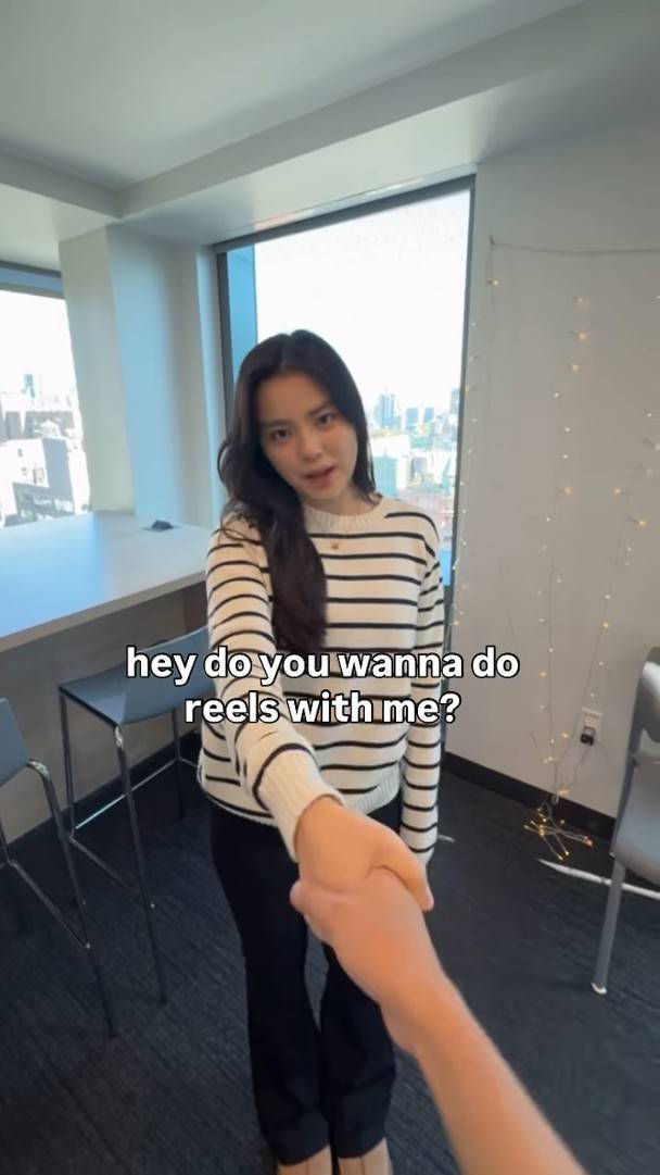 姚焯菲 貼出拖手影片(圖片來源:Instagram@ryanleecontent)