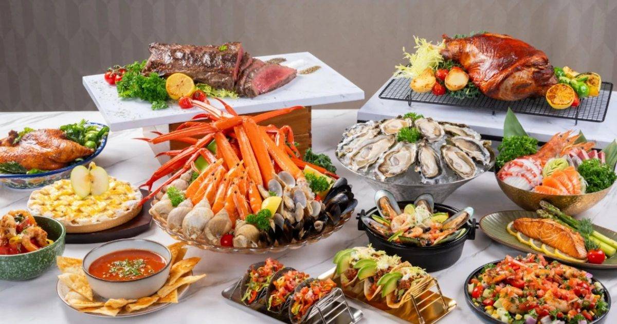 WM酒店自助餐第二位$8！歎生蠔、松葉蟹腳、避風塘鮑魚