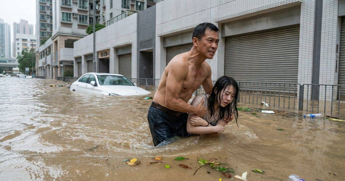 颱風暴雨狂襲｜福建驚現261毫米雨災！私家車遭淹沒2人被沖走 結局竟然…