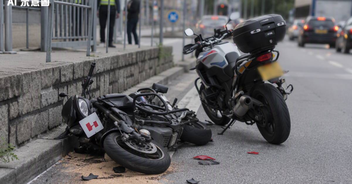 57歲鐵騎學神掃桿埔失控撞路邊車！揭開苦主恐怖身分注定悲劇收場