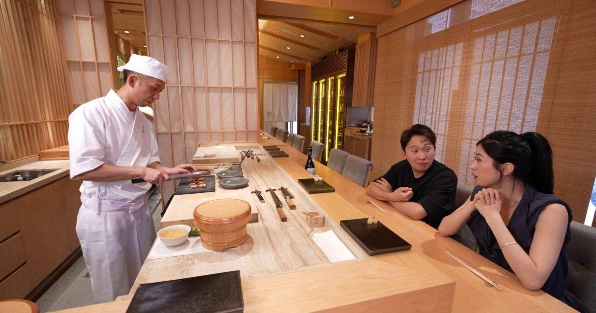 美食新聞報道｜倪嘉雯歎Omakase驚現霆鋒式食法？手背試食海膽畫面曝光！