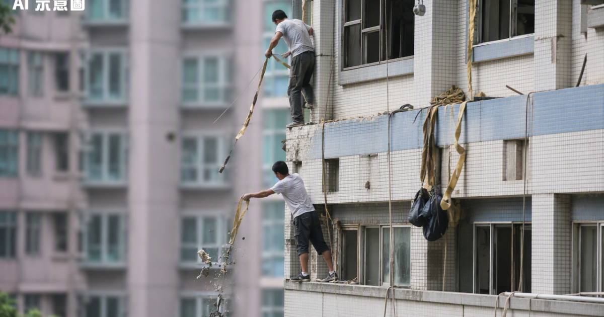 兩拆棚工3樓高空解開救命索 飛墜組件落街面臨驚人下場