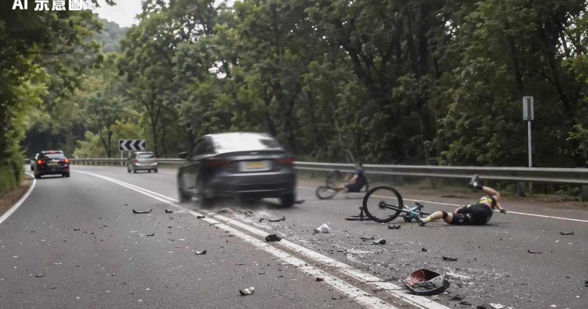 57歲男西貢越線猛撼兩外籍單車漢 恐怖拋飛畫面流出意外結局竟然係咁