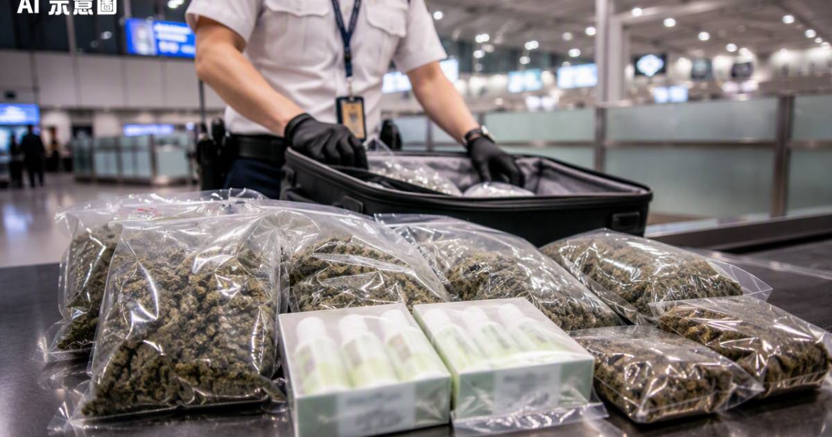 38歲內地男泰國抵港斷正！行李驚現130萬大麻花加謎之毒藥下場極慘烈