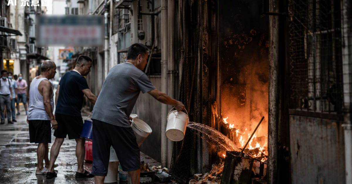 深水埗後巷清晨6時突發火警！街坊神救援撲滅背後揭極度自私惡行