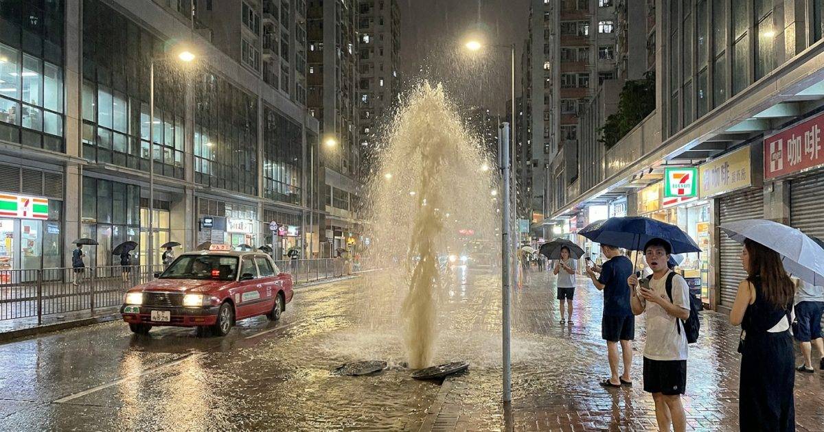 136年最強暴雨狂襲名古屋｜1小時雨量破紀錄！逾117萬人緊急疏dan：街頭驚現恐怖「噴泉」？
