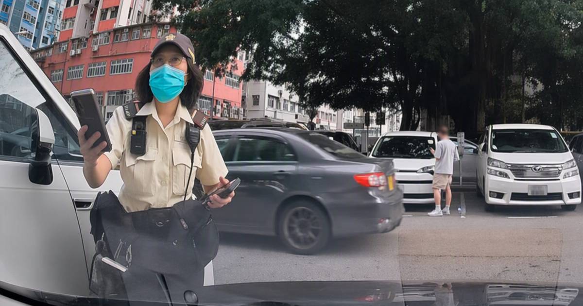 荃灣車主泊低10秒遇抄牌員下一幕惹熱議