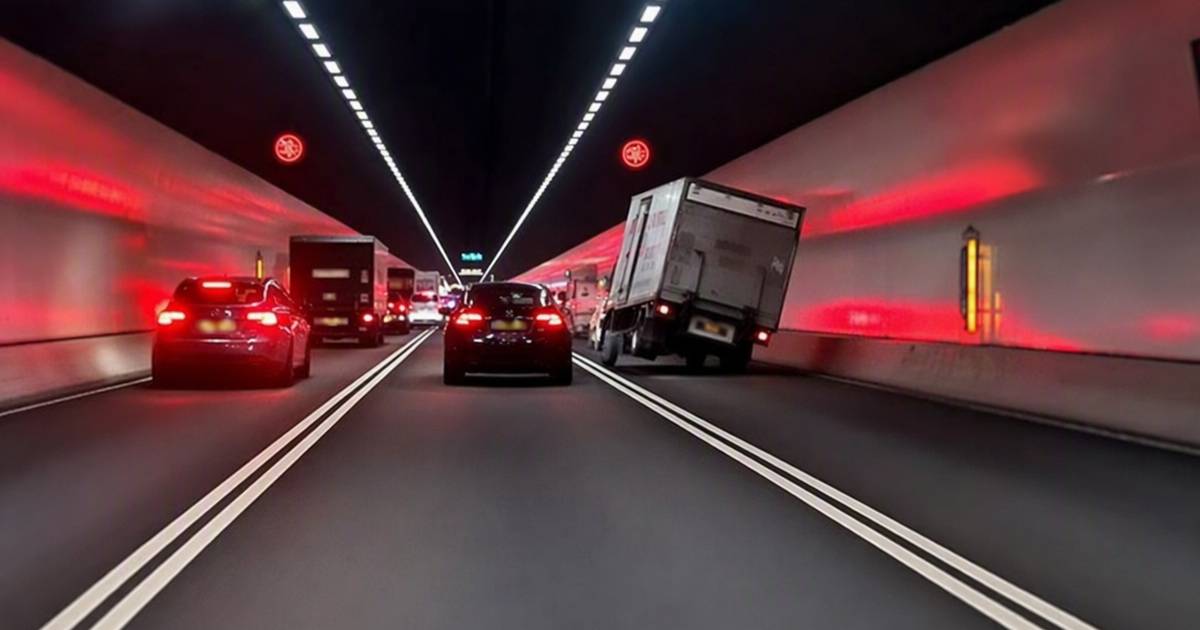 南灣隧道貨車車胎離地片尾一幕成謎