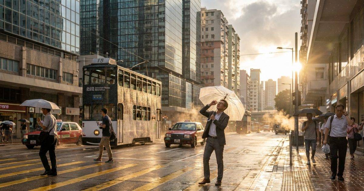 東北季候風襲港｜今早驟雨突襲：未來數日天氣大變天？！