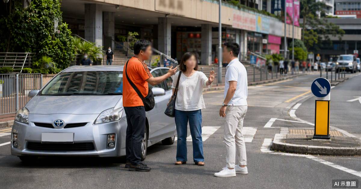 大圍Prius險撞途人｜司機落車反拍後突現轉折