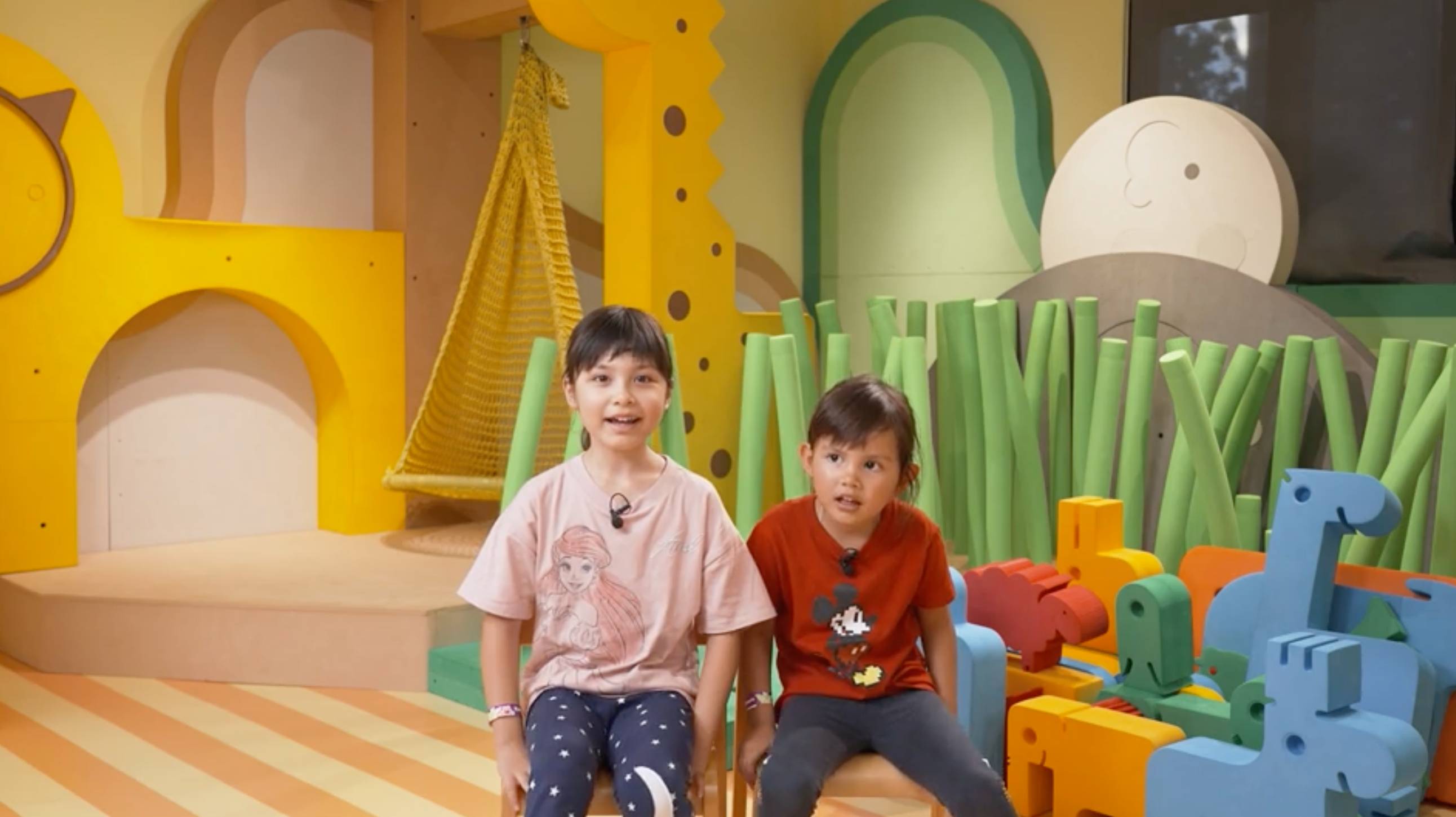 連詩雅 孩子你怎樣長大 Ann的4歲囡囡Erin童言無忌表示長大後想做「剪草員」,自認「Chill爆」的Ann全力支持,與Shiga的育兒理念一拍即合。(圖片來源:ViuTV)