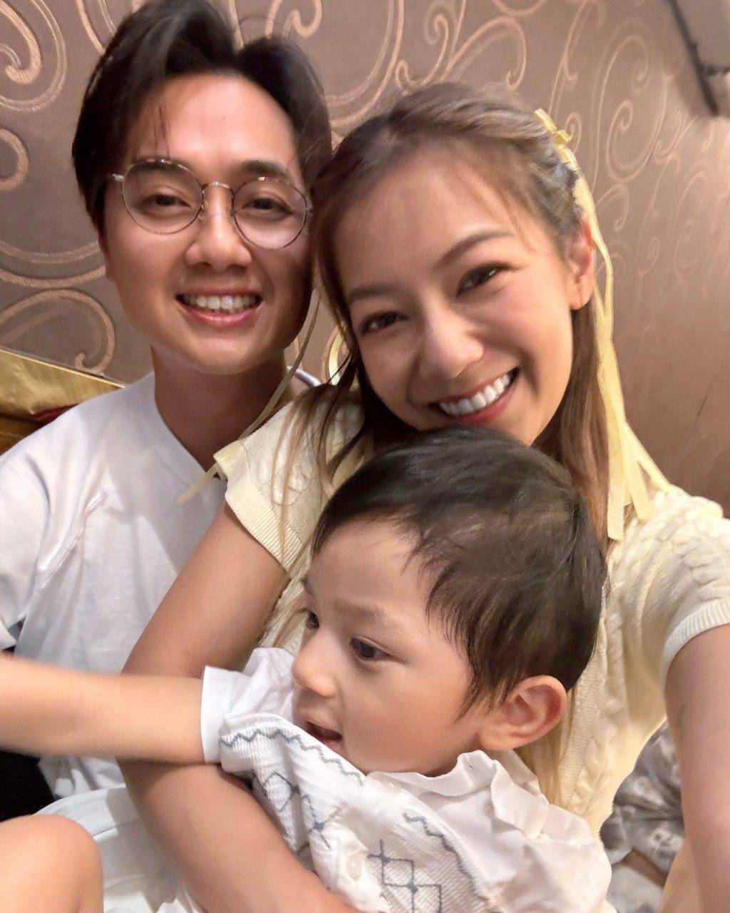 何雁詩 移民 何雁詩囝囝歲半時確診患有「天使綜合症」。(圖片來源:ig@fredcheng83)