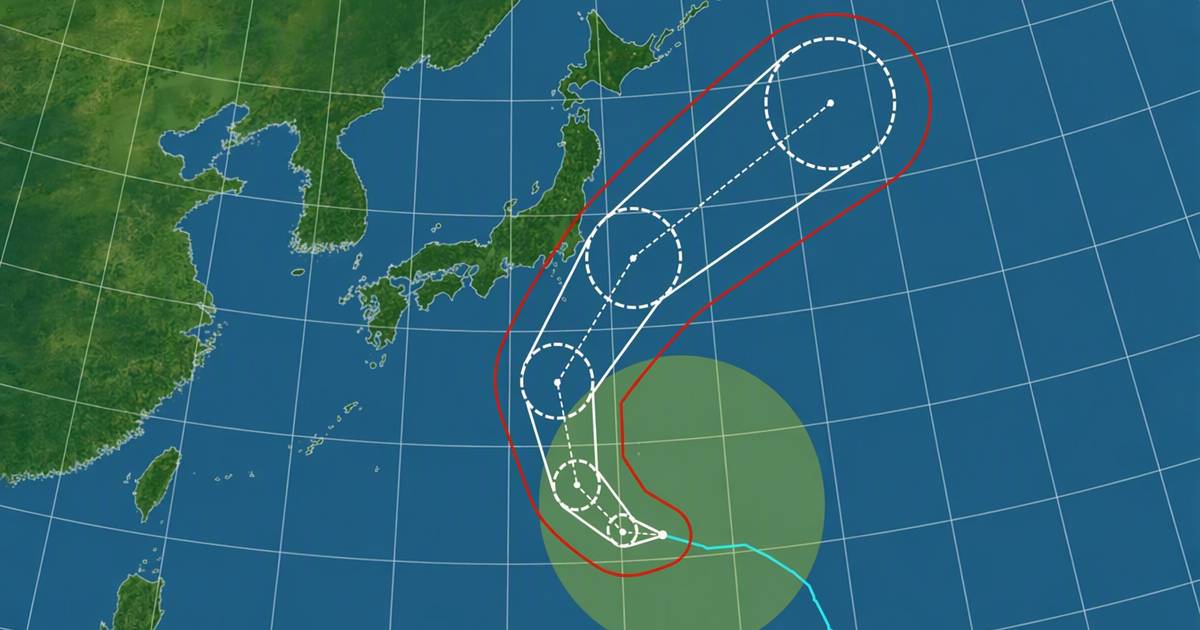 日本颱風杜鵑逼近關東　400毫米暴雨藏更大風險