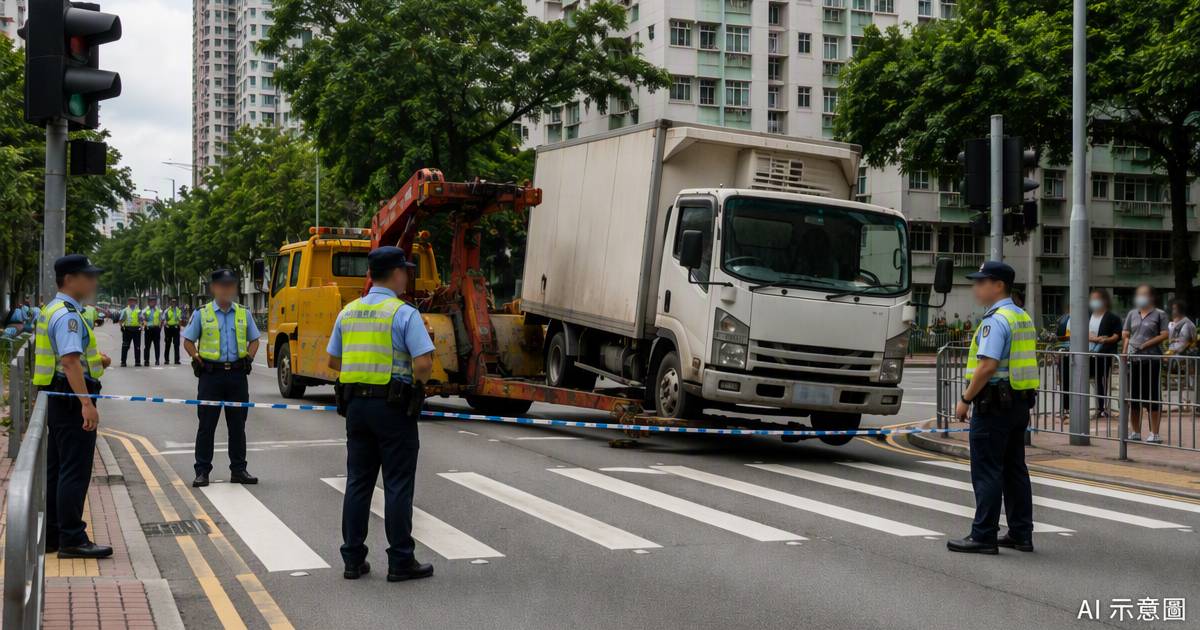 72歲婦大埔遭客貨車撞倒　3個半小時後傳噩耗