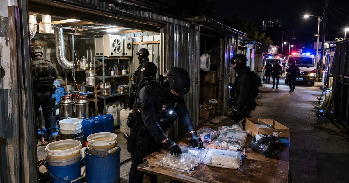 粉嶺鐵皮屋藏2300萬懷疑冰毒　3人關係藏玄機