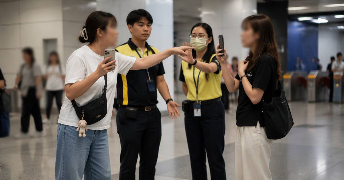 港鐵白衣女揈腳踢人反追罵　報警後一句話再惹火